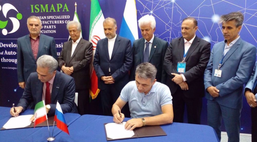 Iranian, Russian automotive firms sign $700 mln worth of MoUs