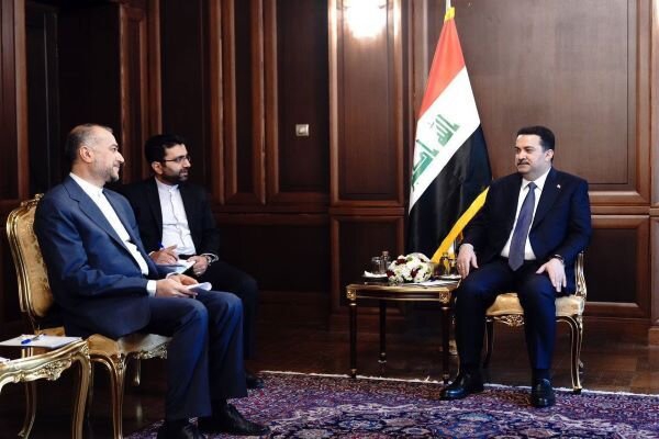 AmirAbdollahian holds meeting with Iraqi PM Al-Sudani