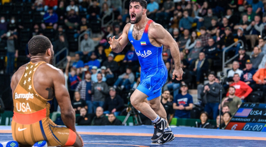 Savadkouhi makes history in Wrestling World Cup