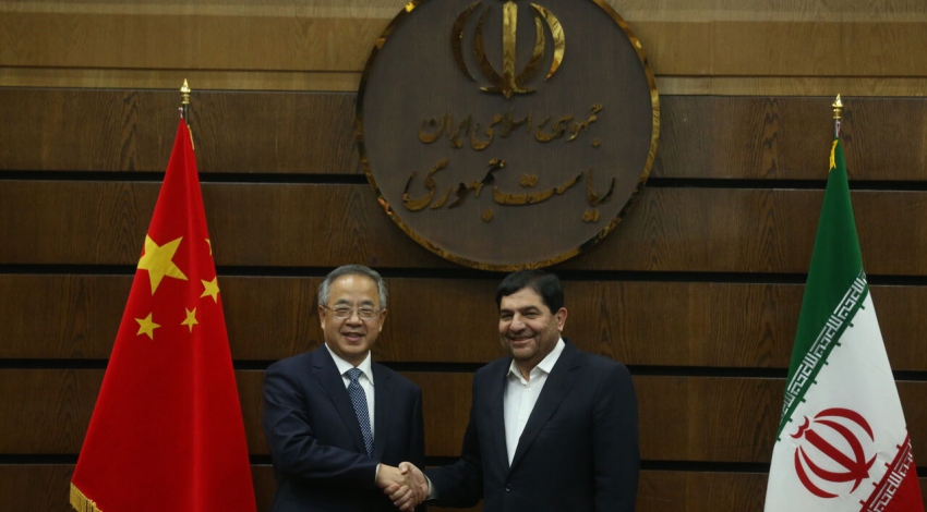 Iran VP meet, China vice premier in Tehran