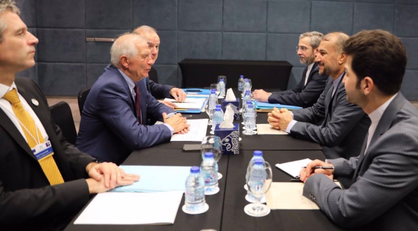 Iran FM, EU foreign policy chief meet in Jordan amid stalled JCPOA revival talks