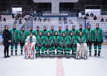 Iran women ice hockey team victorious over UAE