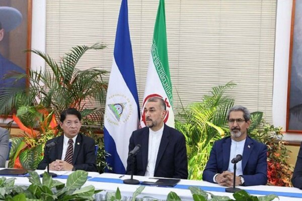 Iran, Nicaragua top diplomats stress boosting cooperation