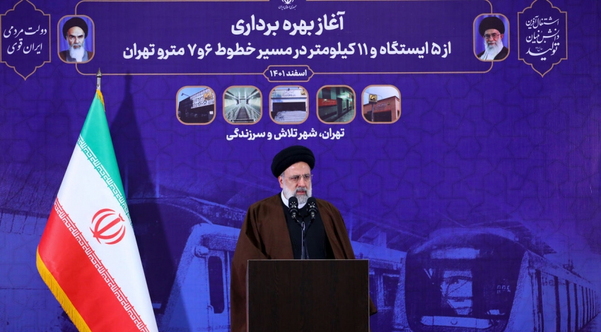 Iran president inaugurates major subway projects in Tehran