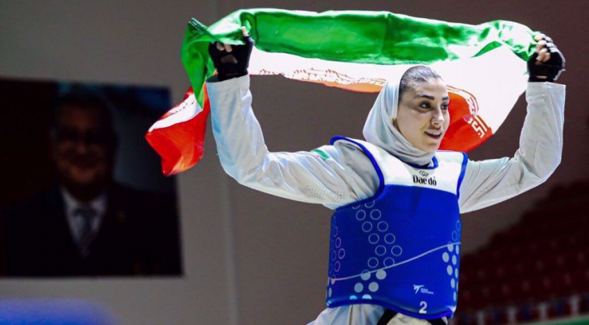 Nahid Kiani wins gold at 2023 World Taekwondo Championships