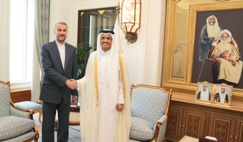 FMs discuss ways to promote Iran-Qatar trade