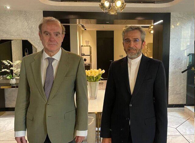 Iran deputy FM, EU Mora discuss sanctions removal in Doha