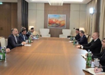 Iran FM, Azerbaijan president discuss ties, regional issues
