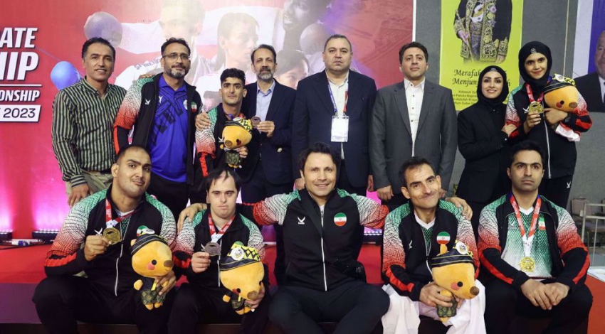 Iran karatekas capture title at 2023 Asian Para-Karate Championships