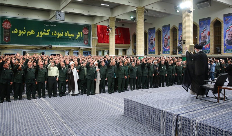 Ayatollah Khamenei hails IRGC as worlds biggest anti-terror Org.