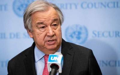 "Humanity is in pain" UN chief says in New Year message