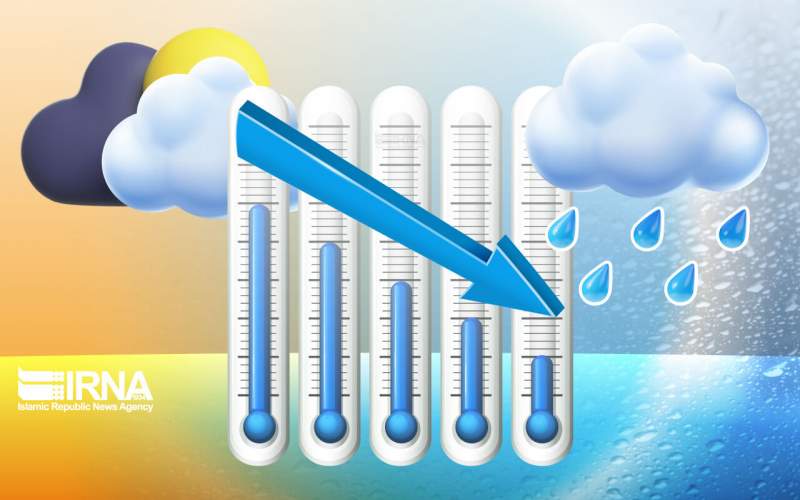 میزان بارش‌های تهران نصف شد