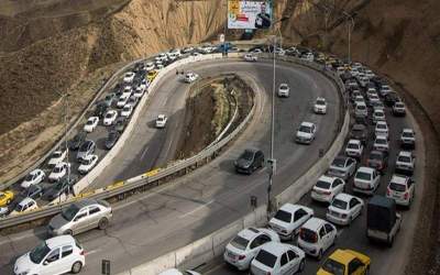 هشدار پلیس درباره احتمال سقوط سنگ در جاده چالوس