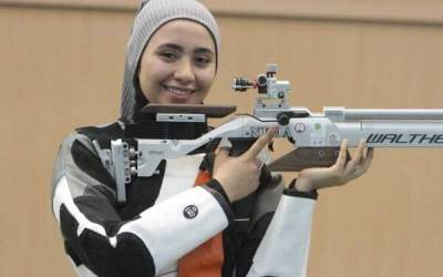 Female shooter Amini secures 2024 Olympics berth