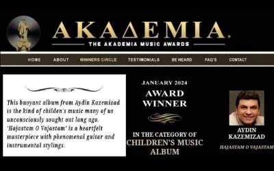 Iranian musician Aydin Kazemizad wins Akademia Music Awards