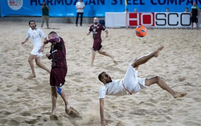 Iran beach soccer defeats Belarus in friendly