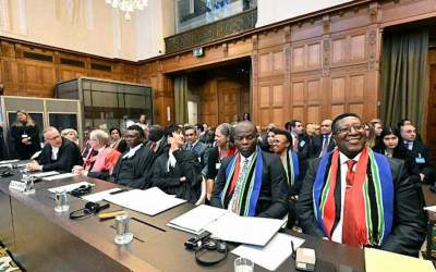 واکنش آفریقای جنوبی به حکم دیوان بین‌المللی دادگستری