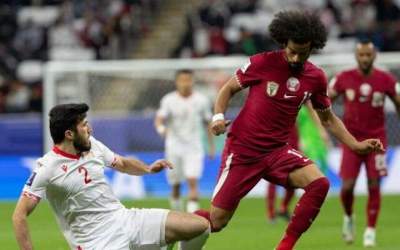 بازی فوتبال ایران و قطر