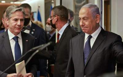 دیدار بلینکن و نتانیاهو در تل‌آویو