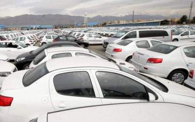 پارکینگ محصولات تولیدی شرکت ایران خودرو