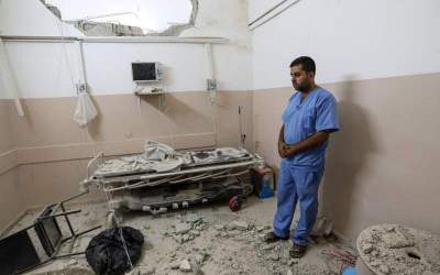 حمله به بیمارستان ناصر در خان یونس توسط اسرائیل