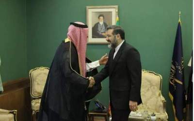 Iran culture minister and Saudi Arabia ambassador in Iran