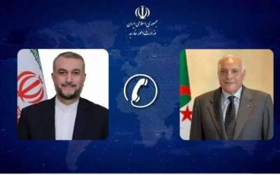 Iran and Algeria Foreign Ministers