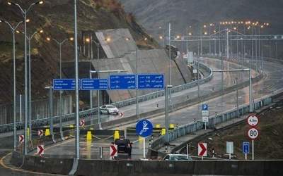 جاده چالوس و آزادراه تهران – شمال تا سه‌شنبه مسدود است