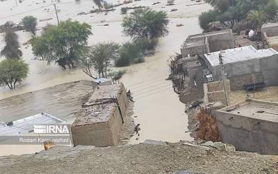 سیلاب ۱۳ مسیر ارتباطی  جنوب سیستان و بلوچستان را بست