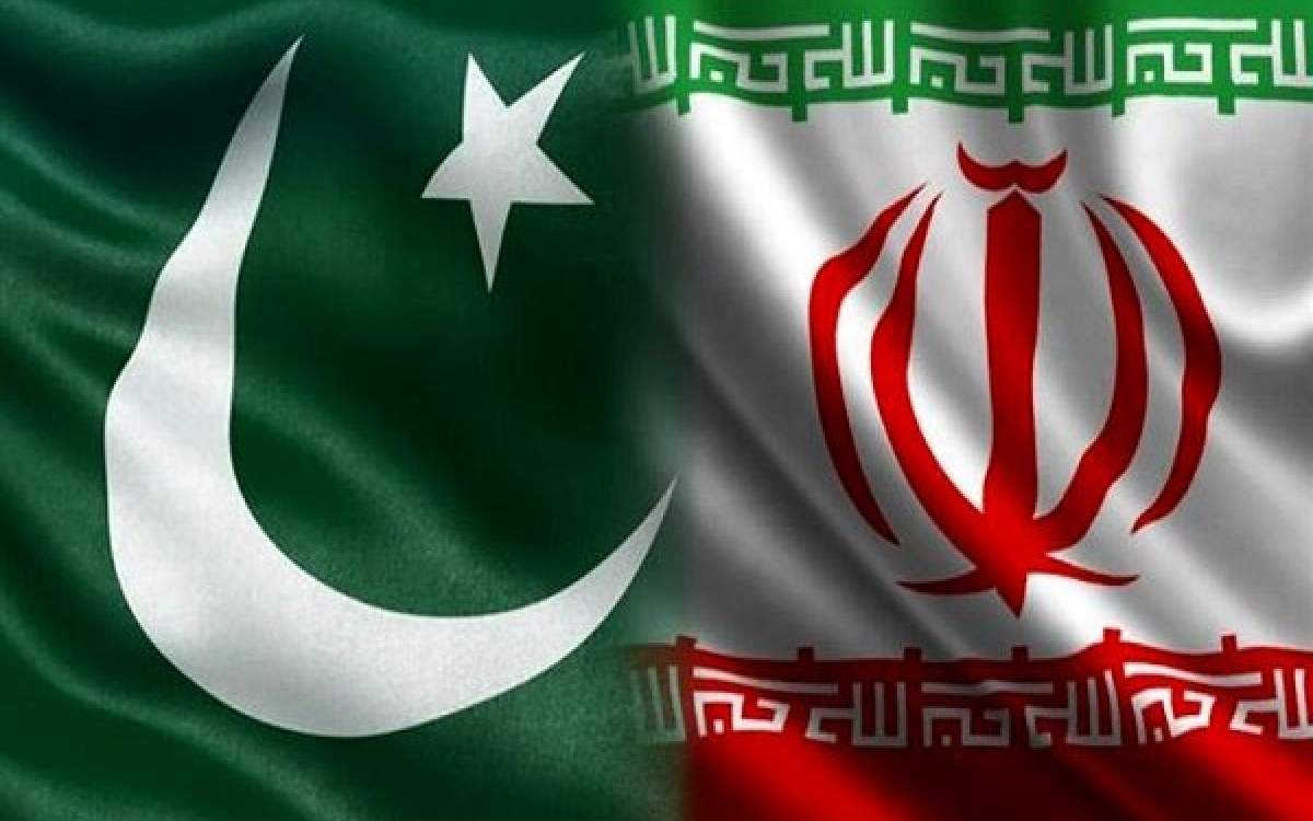 Iran and Pakistan flags