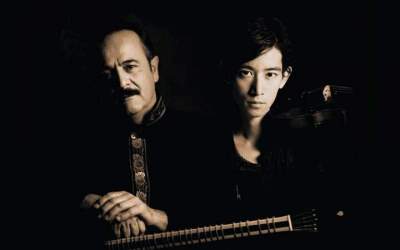 Iranian composer and musician, Kayvan Saket and  Japanese violinist Tsumuzi