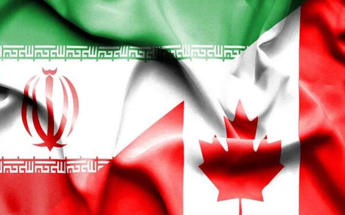 Iran and Canada flags