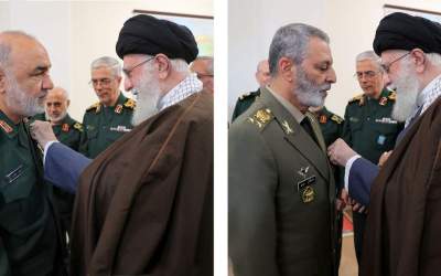 Army and IRGC chief and Super leader