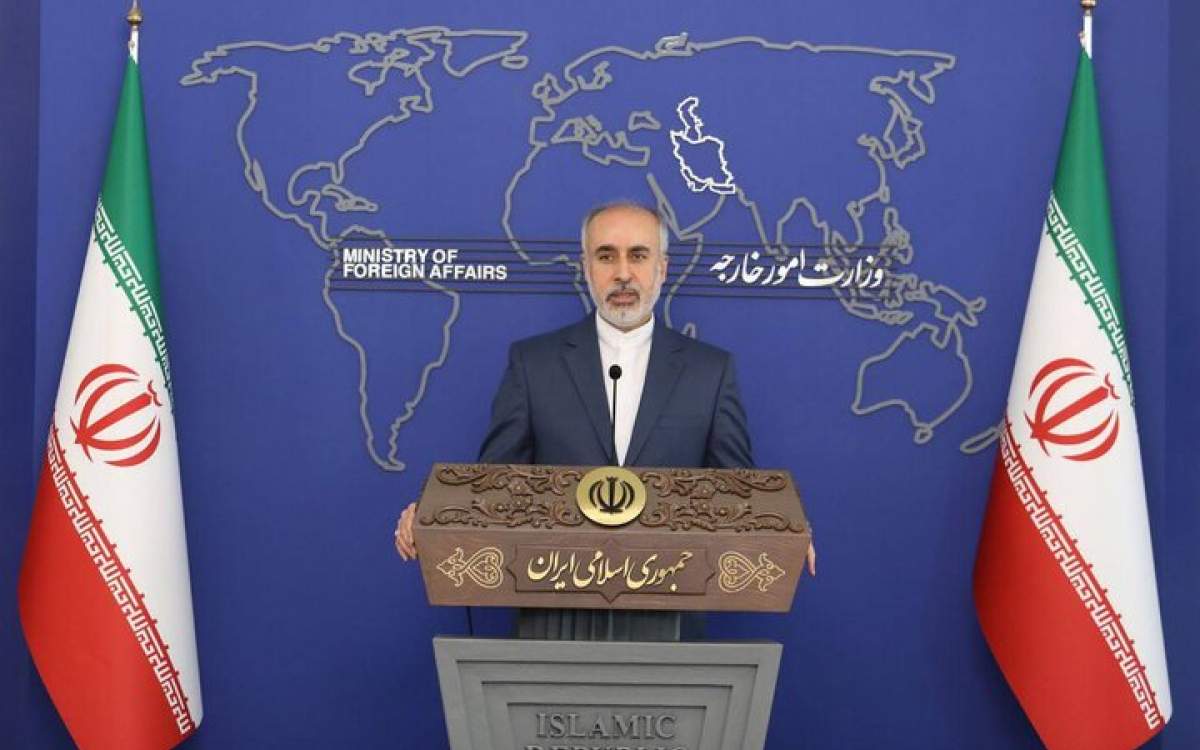 Iranian foreign minister spokesman,Nasser Kanaani