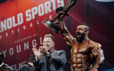 Hadi Choopan in 2024 Arnold Classic UK