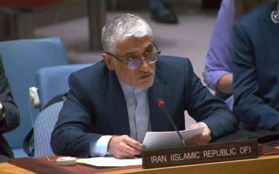 Iran’s Ambassador and Permanent Representative to the United Nations, Amir Saeid Iravani