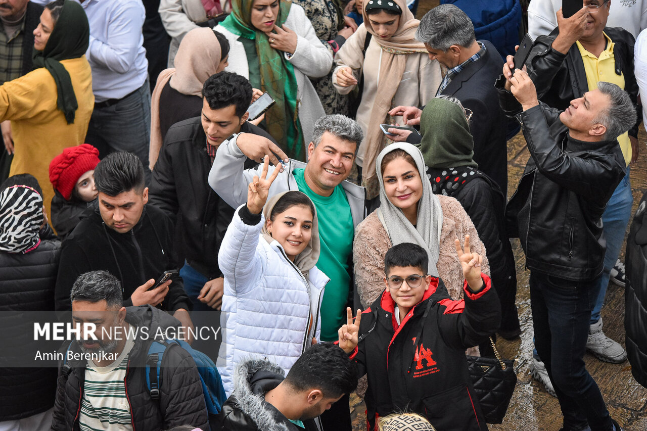 Nowruz celebration at tomb of Hafez Shirazi