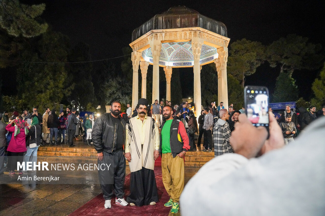 Nowruz celebration at tomb of Hafez Shirazi