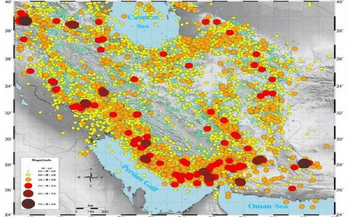 زمین لرزه در ایران