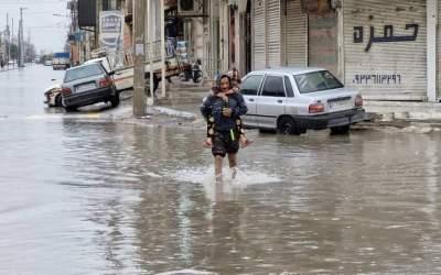 ۱۱ شهر خوزستان درگیر آبگرفتگی‌/ تخلیه آب از منازل در اهواز