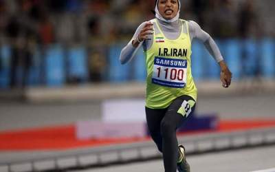 Iranian sprinter Maryam Toosi