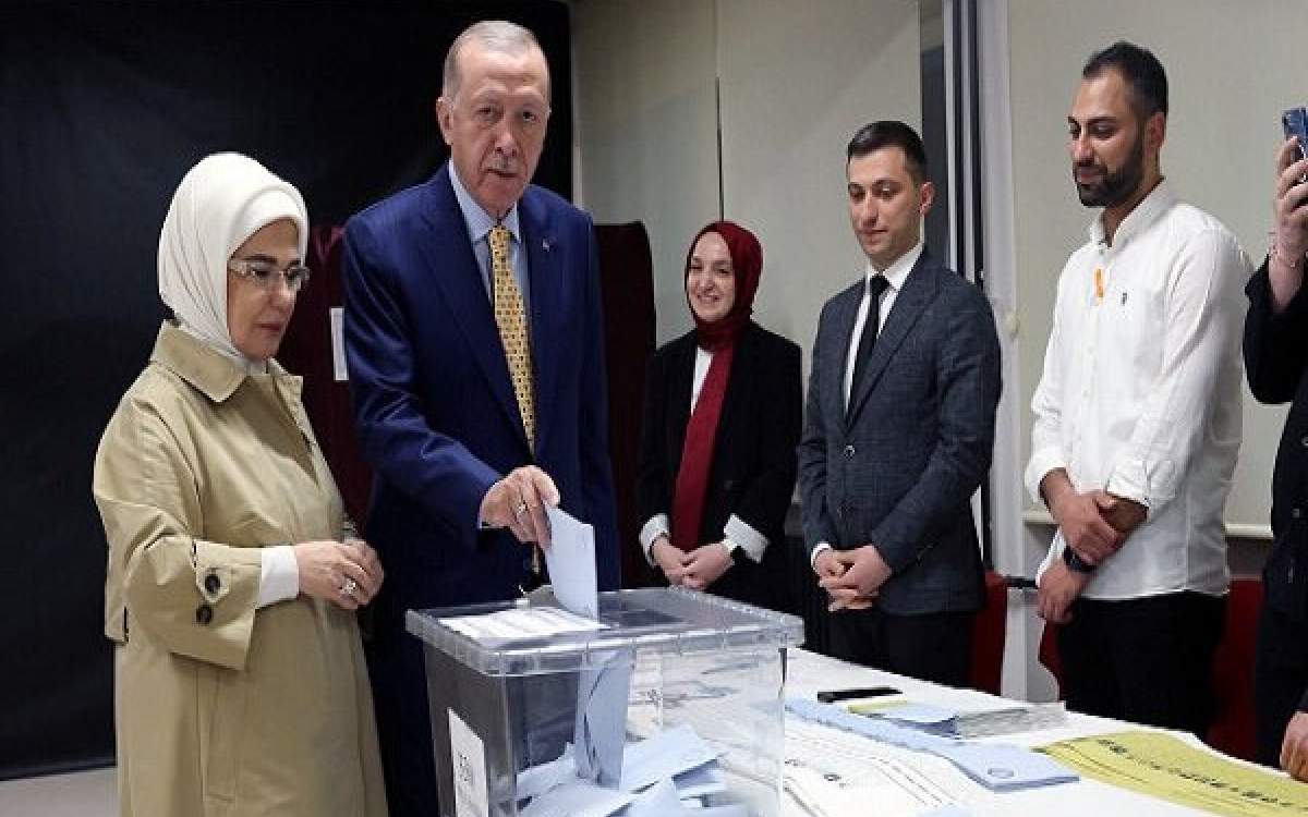 Turkish president, Erdoghan in Turkey local election