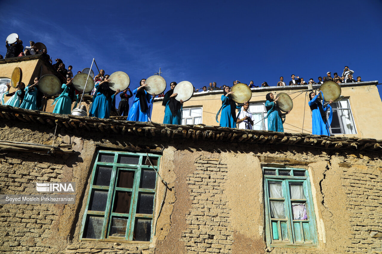 Hezar Daf ceremony in Iranian Village