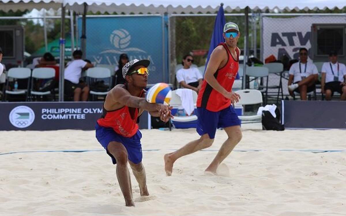 Iranian beach volleyball team