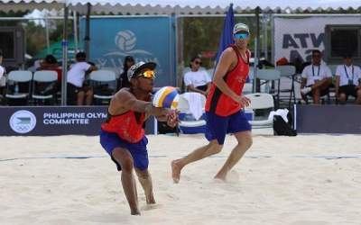 Iranian beach volleyball team