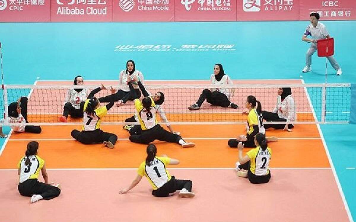 Iran’s women’s sitting volleyball team