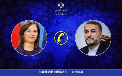 Iran’s foreign minister Hossein Amirabdollahian phone conversation with  his German counterpart, Annalena Baerbock