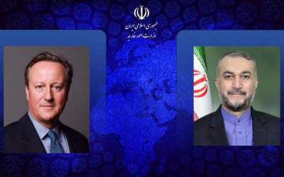 Iranian Foreign Minister Hossein Amirabdollahian phone conversation with British foreign minister David Cameron