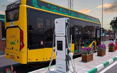 Iran’s first E-bus charging station
