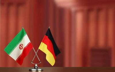 Iran and Germany flags